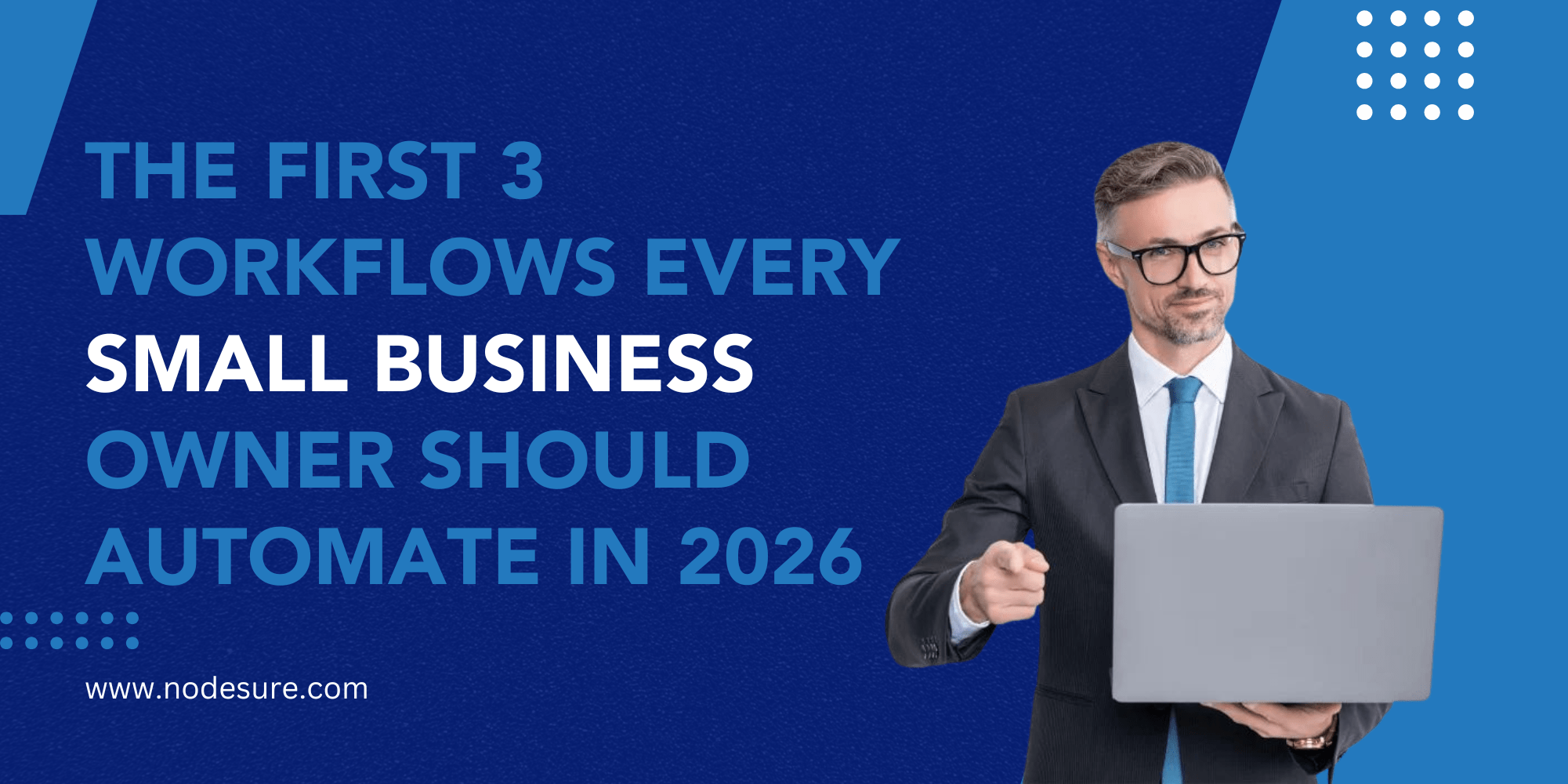 The First 3 Workflows Every Small Business Owner Should Automate in 2026