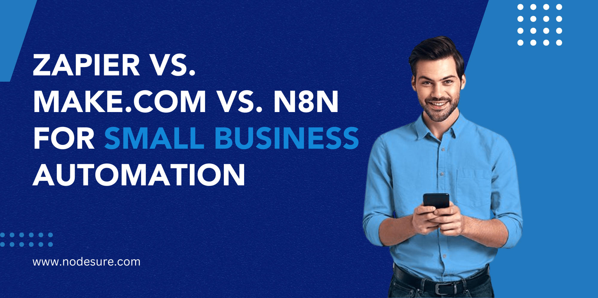 Zapier vs. Make.com vs. n8n for Small Business Automation